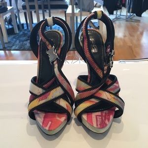 Report Signature Spring Colorful Heels- Never Worn